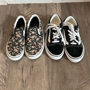 Kids Vans bundle of 2 pairs size 1